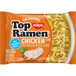 Nissin Top Ramen Noodle Chicken Soup